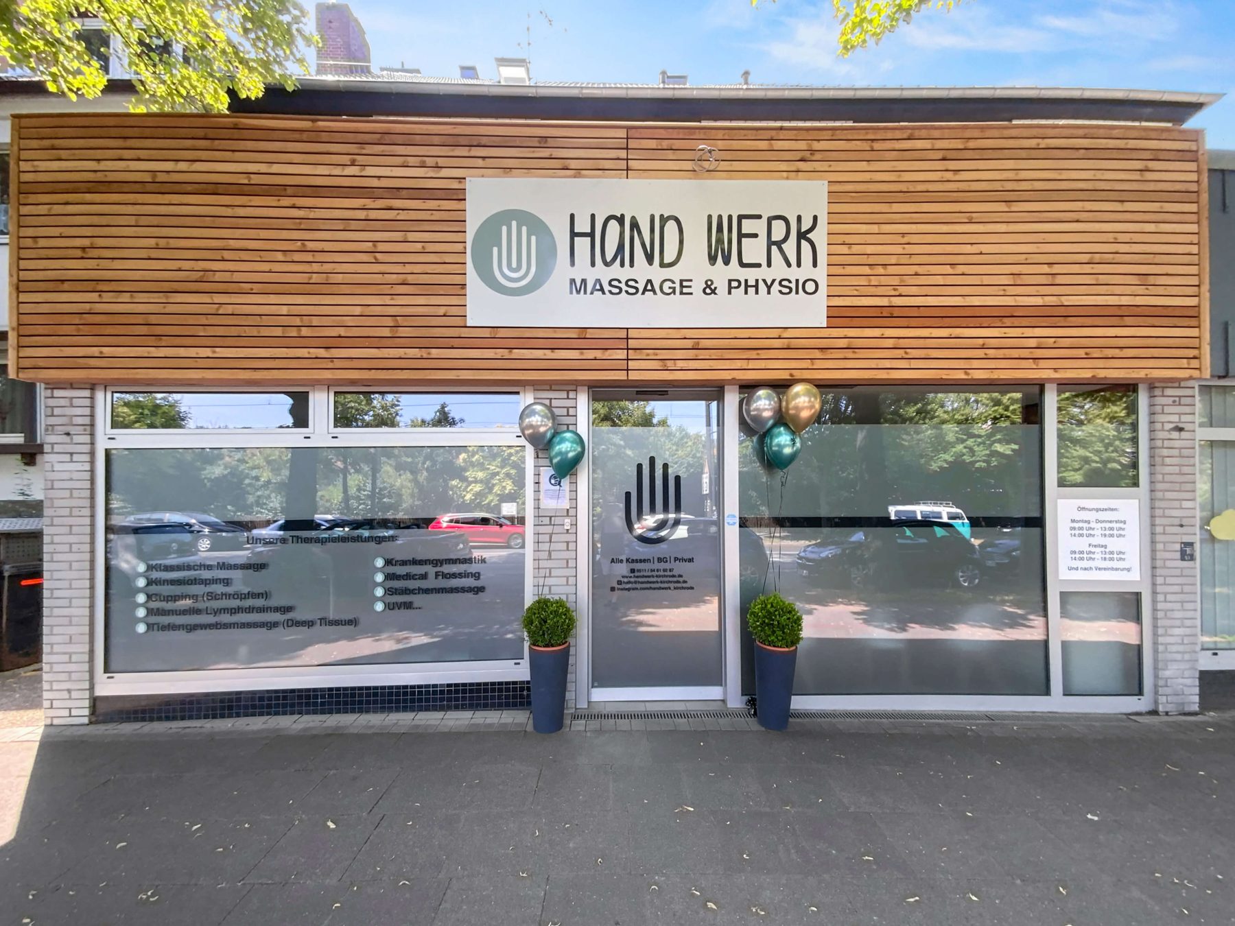 Außenansicht der Praxis
